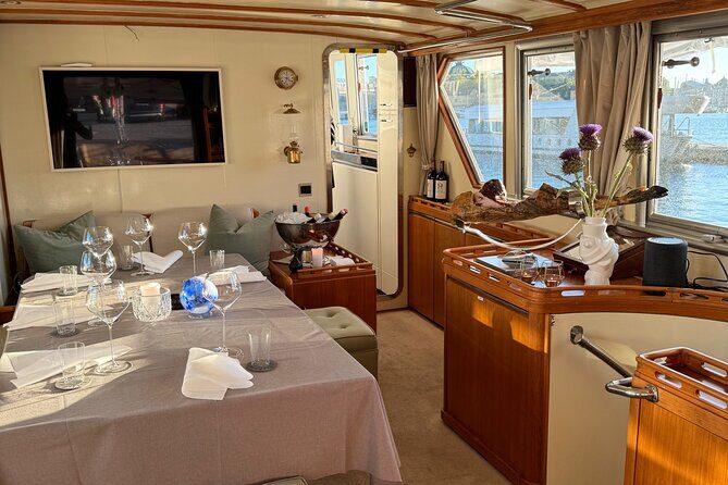 Exclusive Yacht Tour of Stockholm: sunset, dinner, lunch, cruise - Gröna Lund, Kastellholmen, and Blasieholmen: the mix of fun, defense, and design