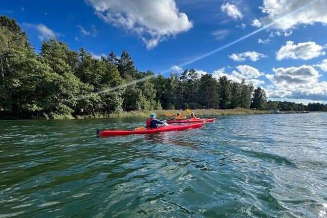 Kayak Tour in the Stockholm Archipelago with Lunch Meal - Lunch on a remote island: fresh food, a reset button, and Swedish summer vibes