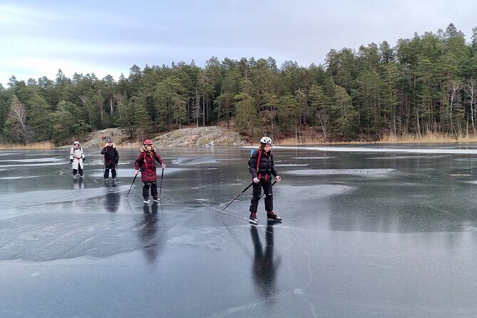 Nordic Ice Skating on a Frozen Lake in Stockholm - The Fika Break on Ice: Hot Chocolate, Sandwiches, and Marshmallows