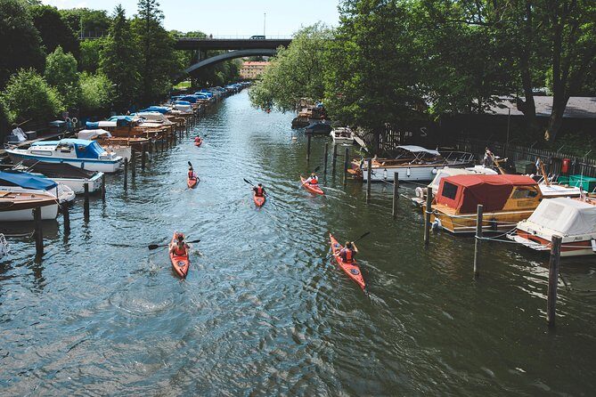 Self-Guided Kayak Adventure In Central Stockholm (One-man kayak) - Gliding Past Stockholm City Hall From the Water