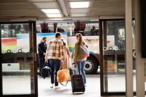 Skavsta Airport Bus Transfer - The ride itself: WiFi, restroom, and adjustable comfort