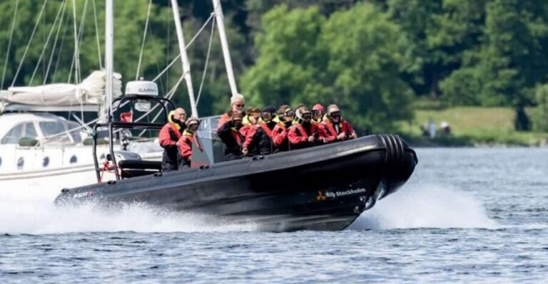 Stockholm: 2-Hour RIB Speed Boat Tour of the Archipelago - Cruising out past Södermalm, Nacka, and the summer-house belt