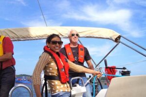 Stockholm Archipelago Sailing Day Tour - Boarding the yacht: safety first, then real sailing time