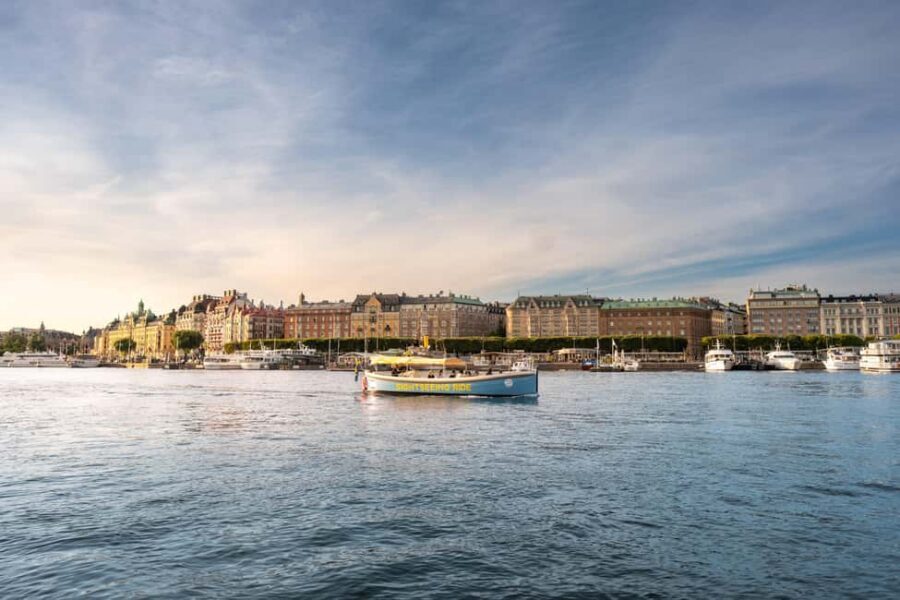 Stockholm: Guided City Sightseeing Open Electric Boat Tour - The 50-minute route that hits the real Stockholm icons
