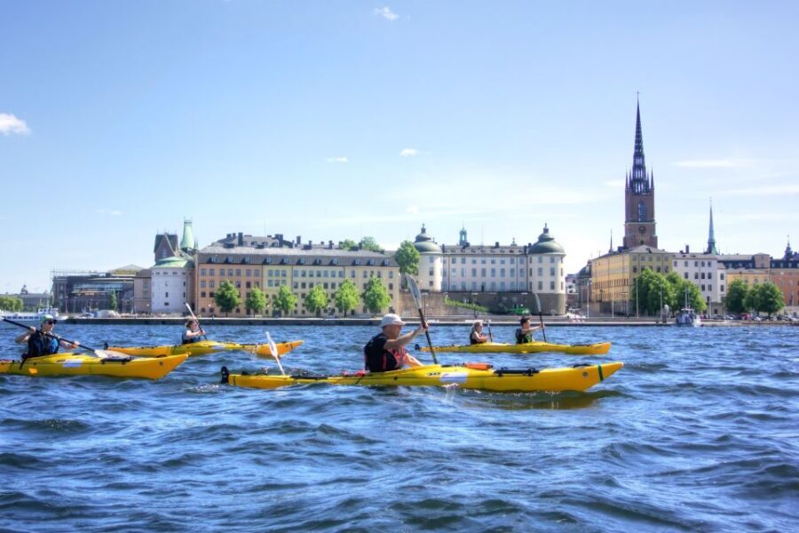Stockholm: Guided Kayak City Tour & Optional Midsummer Meal - What you’ll actually see: islands, harbor crossings, and City Hall views
