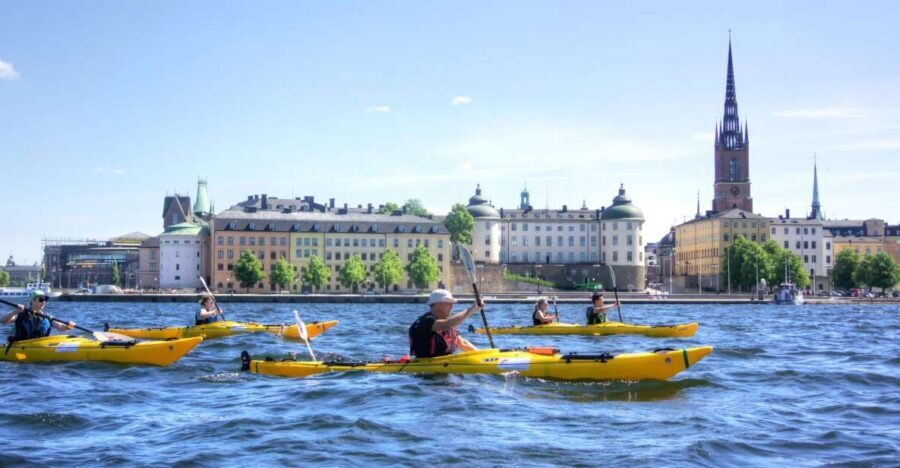 Stockholm: Guided Kayak City Tour & Optional Midsummer Meal - Kayak comfort: stable doubles, easy control, and real beginner value