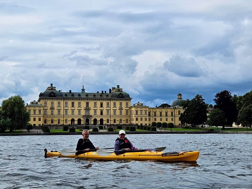 Stockholm: Guided Kayak Tour to Drottningholm Royal Palace - Kärsön paddling: calm water, smart photo stops, and small detours