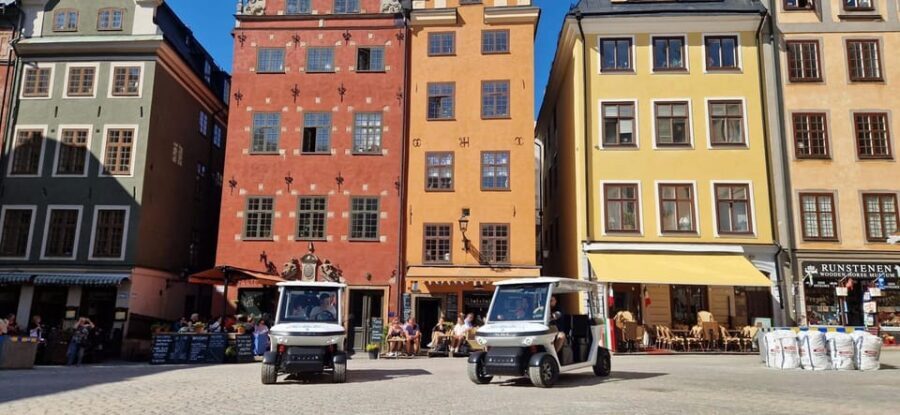 Stockholm Private Golf Cart Tours - Meeting at Skeppsbron 25 and how the ride actually works