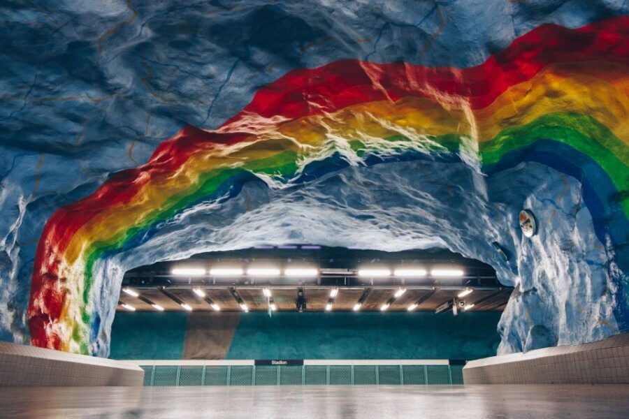 Stockholm: Underground Metro Art Ride with a Local Guide - The archaeology angle: ancient columns underground