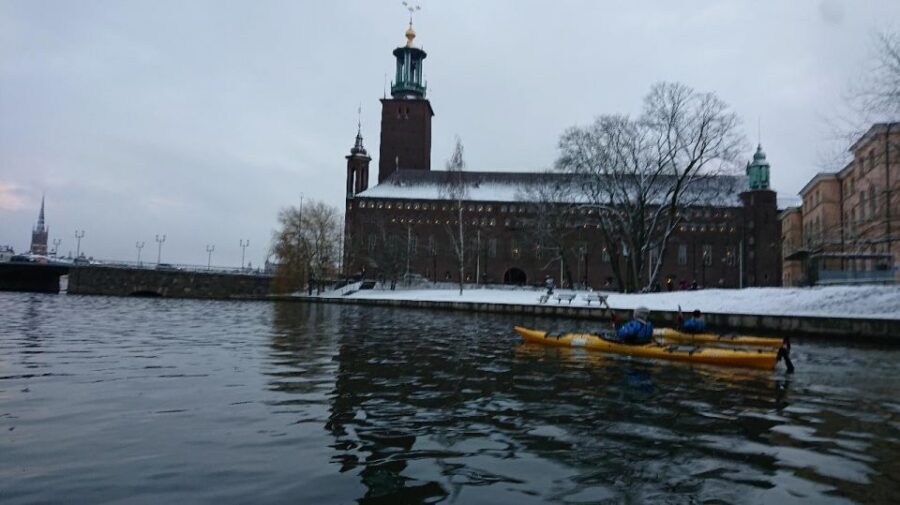 Stockholm: Winter City Kayaking Tour - Paddling effort: a sightseeing paddle, but not a free ride