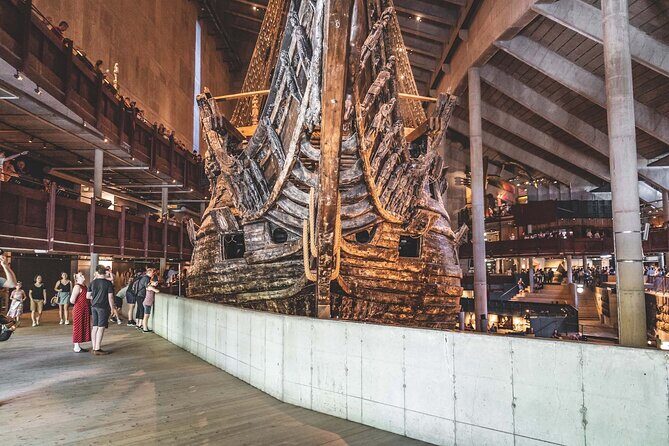 Stockholm's Old Town & Vasa Museum Private Walking Tour - Royal Palace views: big, ceremonial, and also a real workplace
